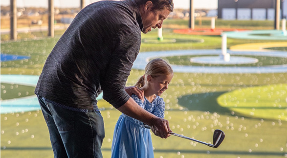 golfing for the whole family